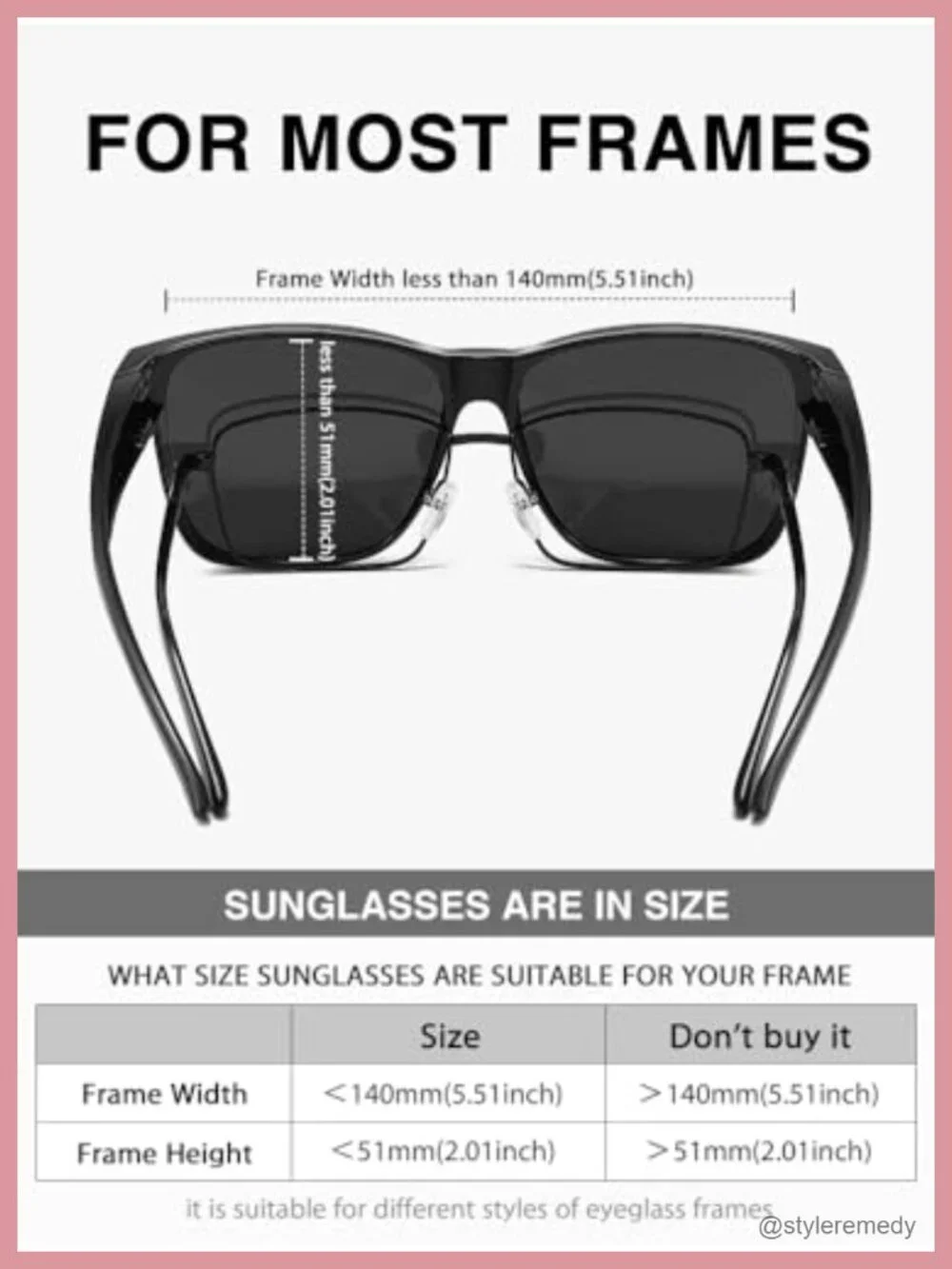 N/A oversized sunglasses